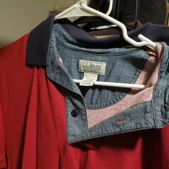 7 LL Bean Casco Bay Polo Shirts Mens Large - Picture 8 of 8